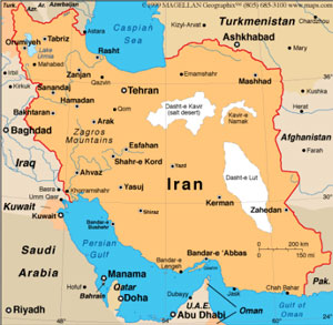 iran map